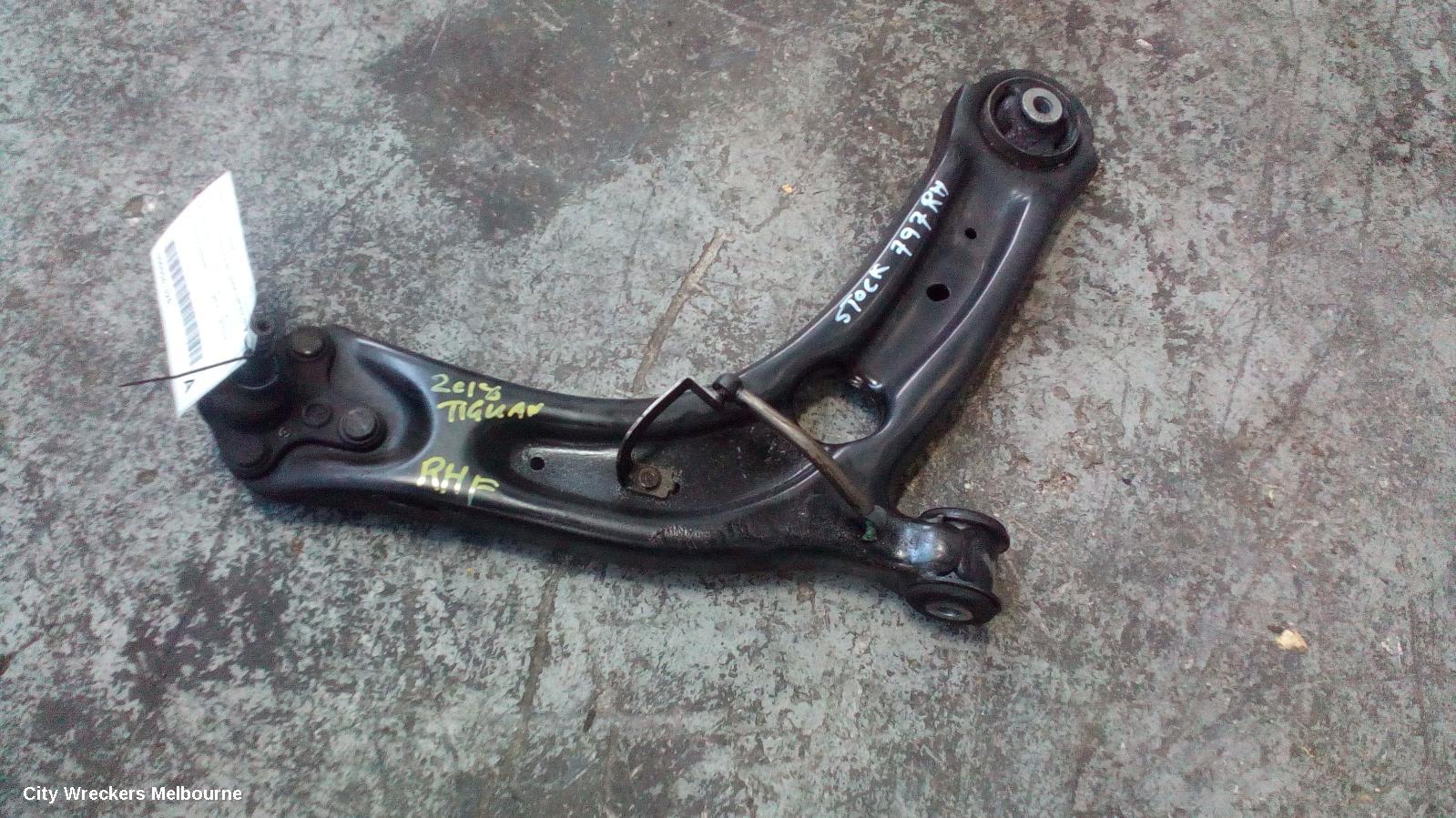 VOLKSWAGEN TIGUAN RIGHT FRONT LOWER CONTROL ARM, 5NA, 4WD, 06/2016 ONWARDS - Image 2