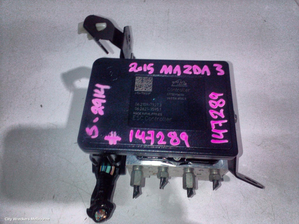 MAZDA 3 ABS PUMP/MODULATOR, BM-BN, P/N B45B4370AC, 06/2013 - 02/2019 - Image 1