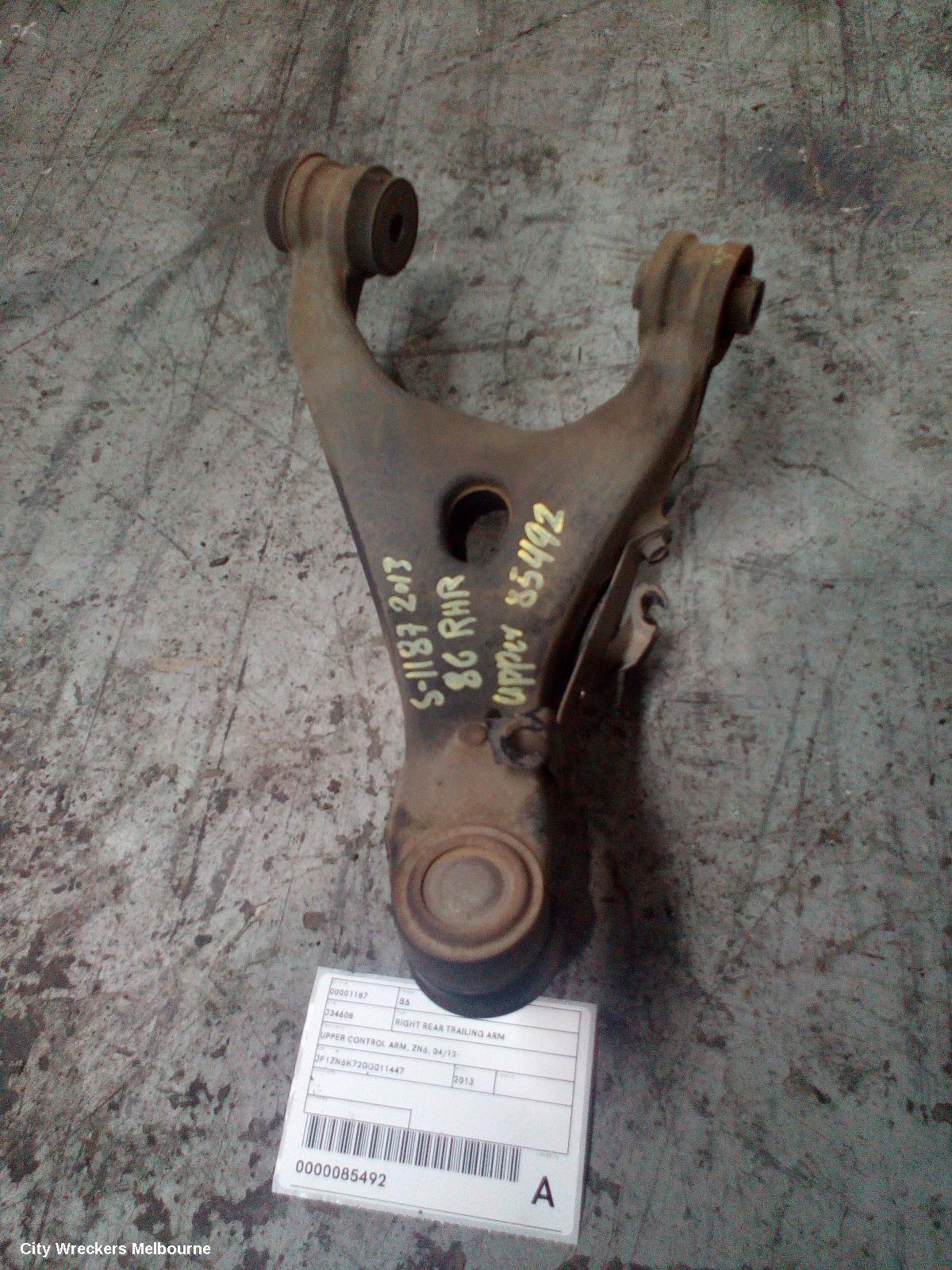 TOYOTA 86 RIGHT REAR TRAILING ARM, UPPER CONTROL ARM, ZN6, 04/2012 ONWARDS - Image 1