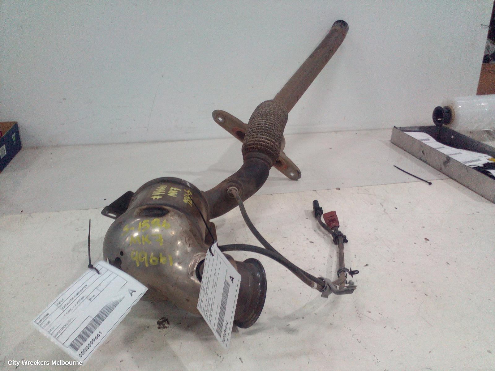 VOLKSWAGEN GOLF CATALYTIC CONVERTER, DOWNPIPE-CAT TYPE, 1.4, PETROL, CPTA/CXSA/CHPA/CMBA/CZCA/CZDA CODE, GEN 7, 01/2013 - 08/2020 - Image 1