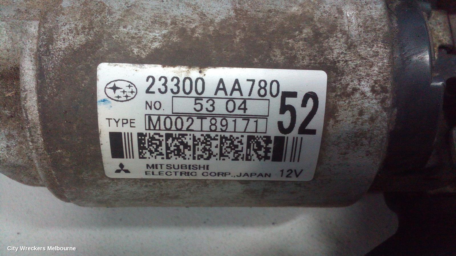 SUBARU FORESTER STARTER, DIESEL, EE20, TURBO, AUTO, CVT, SJ, 01/2015 - 08/2018 - Image 2