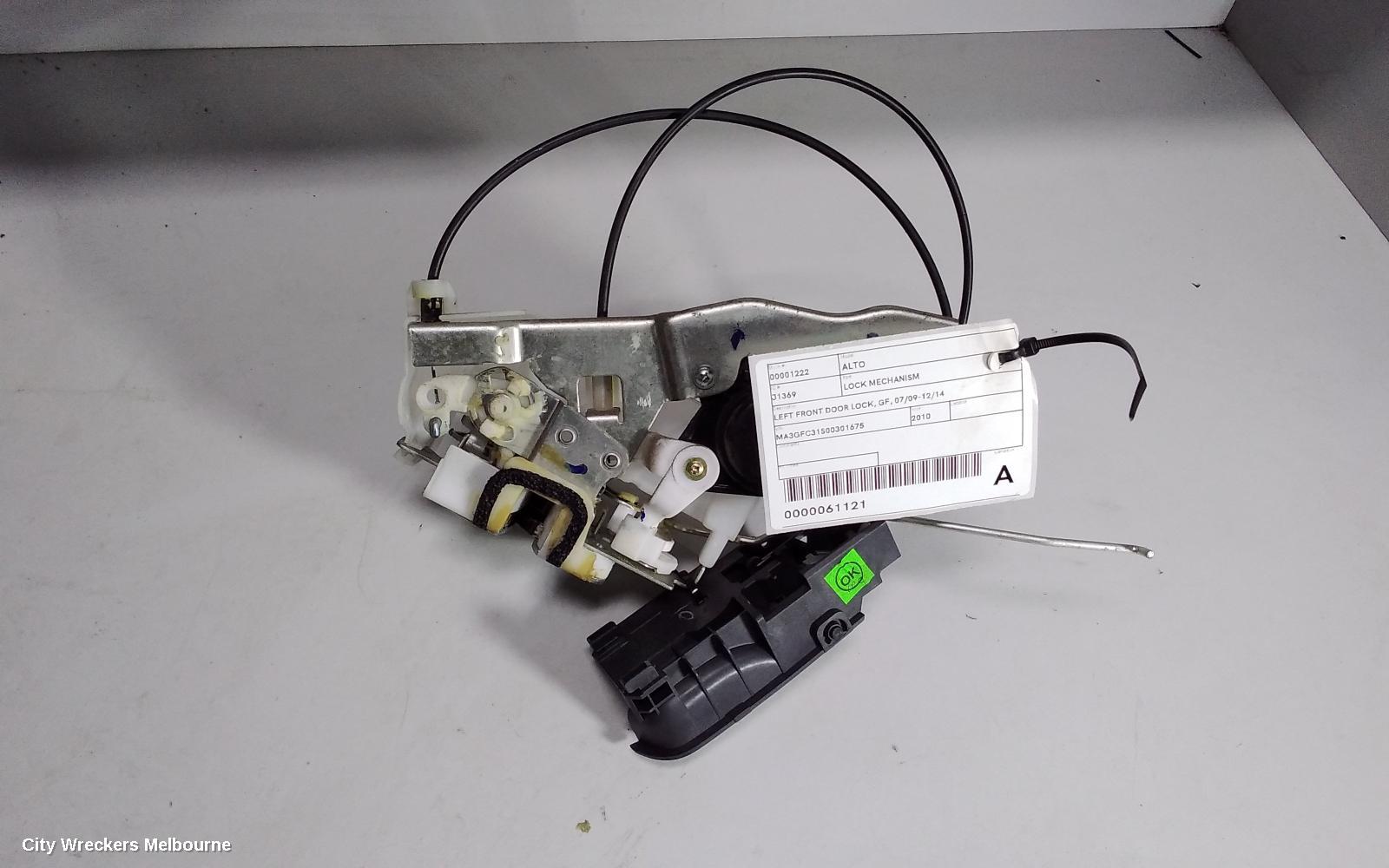 SUZUKI ALTO DOOR/BOOT/GATE LOCK, LEFT FRONT DOOR LOCK, GF, 07/2009 - 12/2014 - Image 1