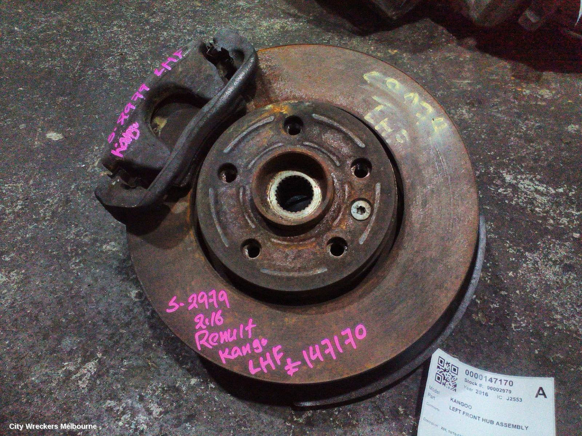 RENAULT KANGOO LEFT FRONT HUB ASSEMBLY, X61, 10/2010 - 02/2022 - Image 1