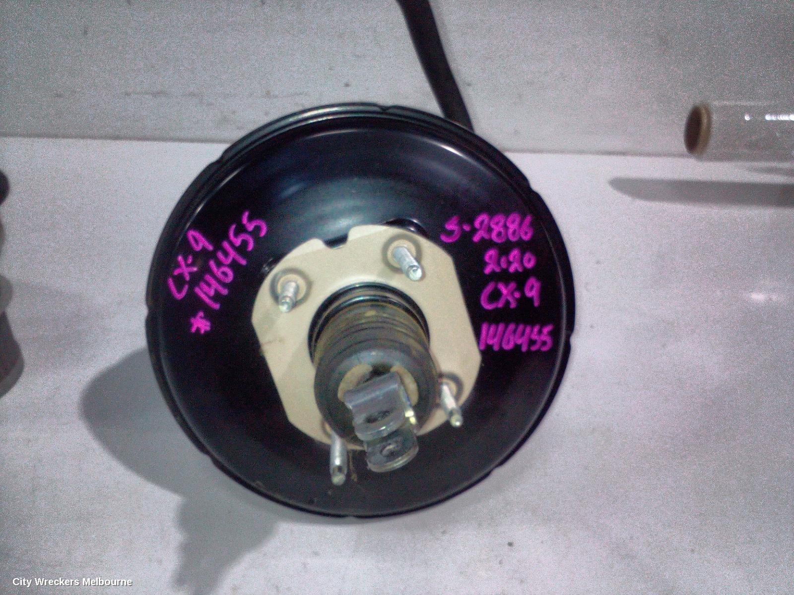 MAZDA CX9 BRAKE BOOSTER, PETROL, 2.5, TURBO, TC, 07/2016 - 12/2024 - Image 1