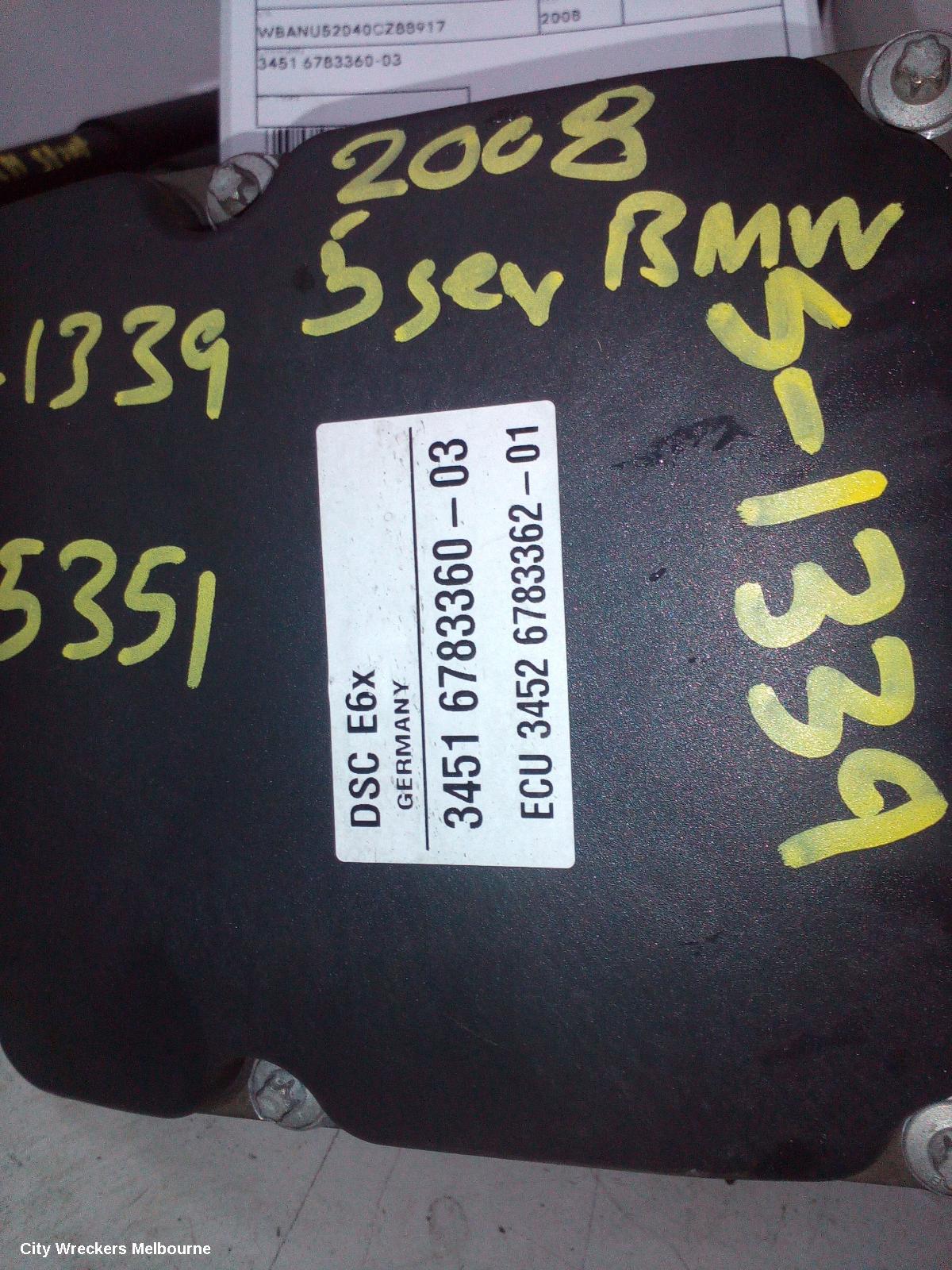 BMW 5 SERIES ABS PUMP/MODULATOR, E60, ON MODULE P/N 34516783360, ON ALLOY P/N 0265250217 P/N 34516774679, 10/2003 - 04/2010 - Image 2