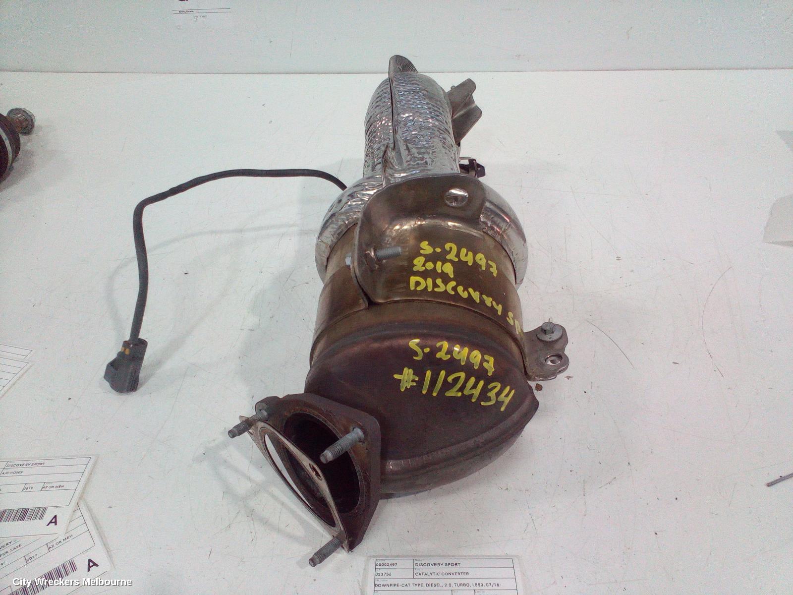 LAND ROVER DISCOVERY SPORT CATALYTIC CONVERTER, DOWNPIPE-CAT TYPE, DIESEL, 2.0, TURBO, L550, 07/2016 - 06/2019 - Image 2