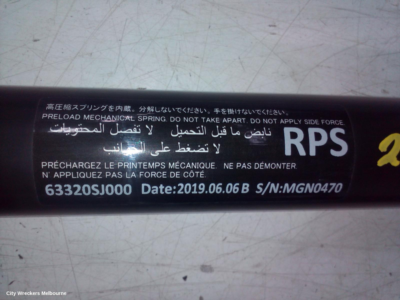 SUBARU FORESTER HATCH STRUT, TAILGATE STRUT (PAIR), SK, POWER TAILGATE TYPE, 08/2018 ONWARDS - Image 3