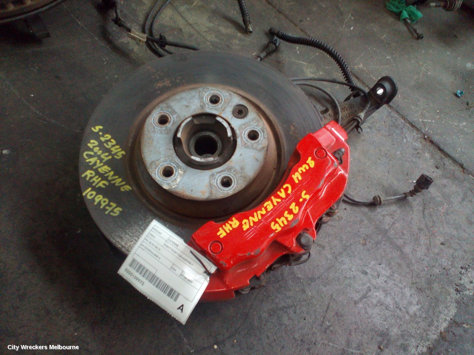 PORSCHE CAYENNE RIGHT FRONT HUB ASSEMBLY, 9PA, 06/2003 - 06/2010 - Image 2