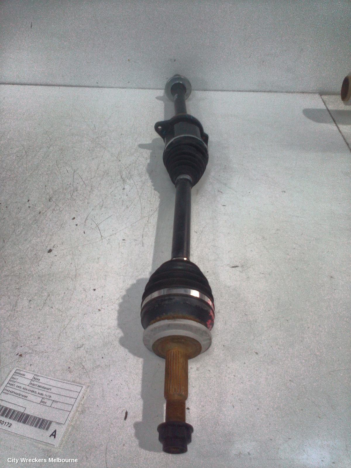 TOYOTA RAV4 RIGHT DRIVESHAFT, FRONT, 2WD, NON HYBRID, XA50, 11/2018 ONWARDS - Image 3