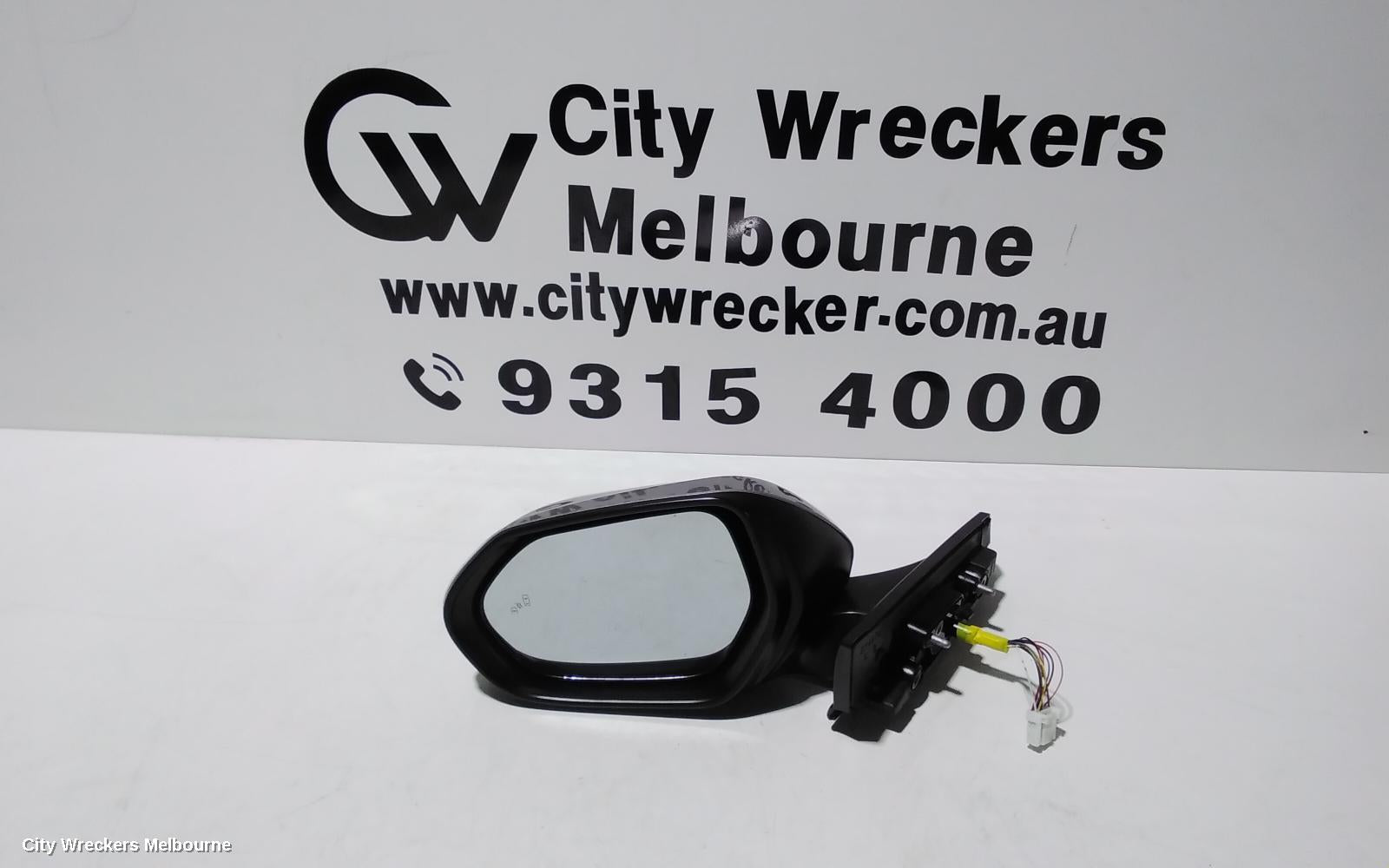 TOYOTA C-HR LEFT DOOR MIRROR, W/ CAMERA TYPE, COLOUR CODED, GEN 1, 12/2016 ONWARDS - Image 1