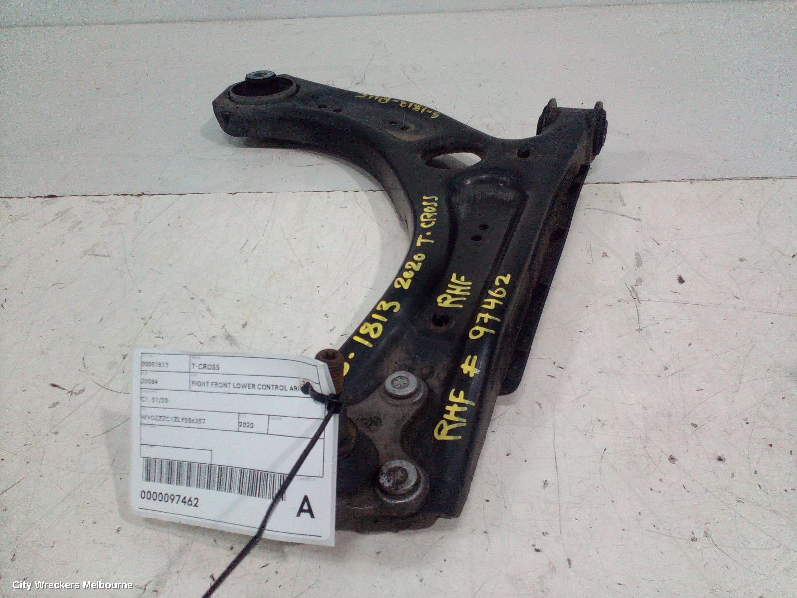 VOLKSWAGEN T-CROSS RIGHT FRONT LOWER CONTROL ARM, C1, 01/2020 ONWARDS - Image 1