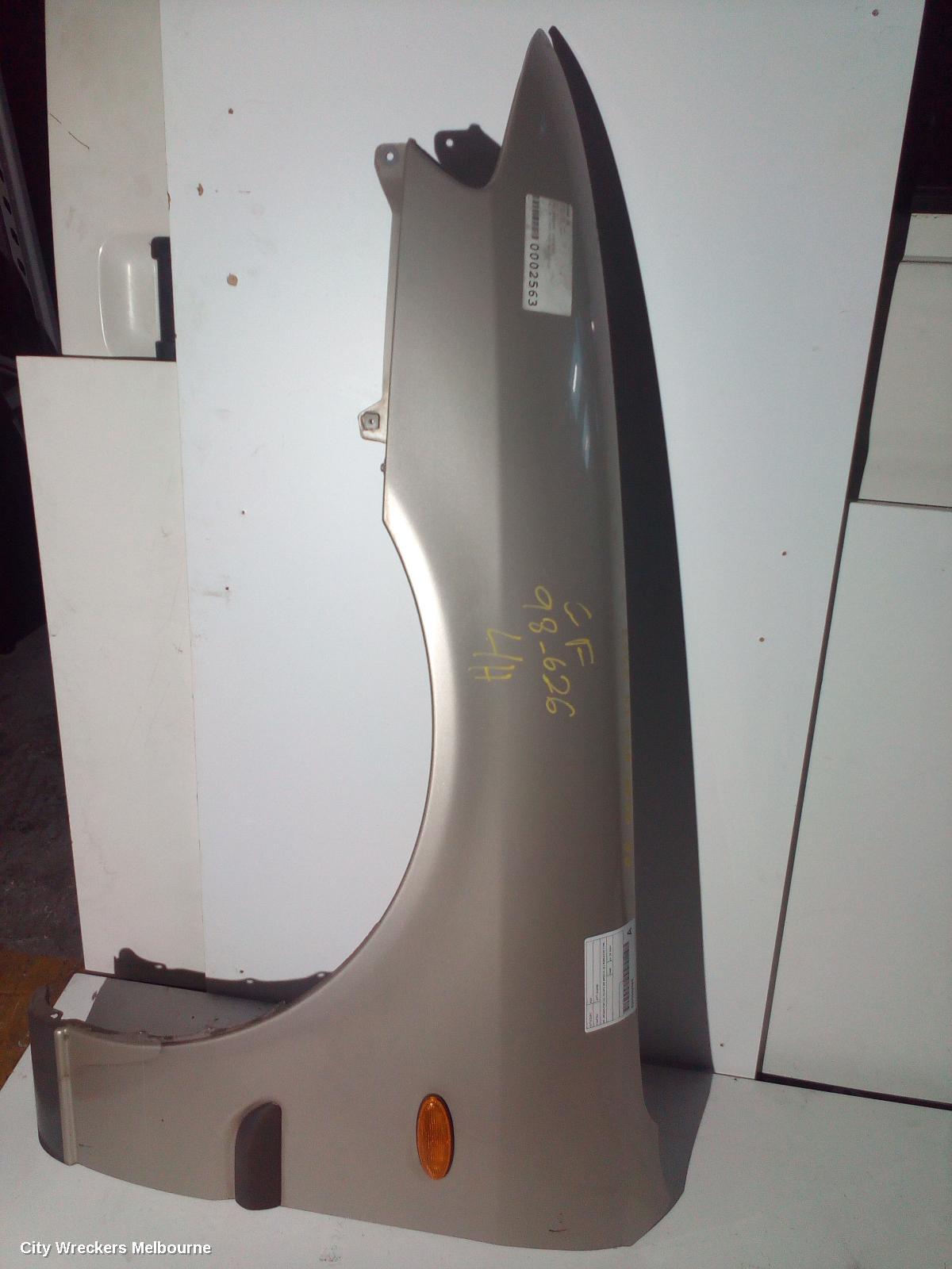 MAZDA 626 LEFT GUARD, GF, SEDAN/HATCH, GLUED ON MOULD, W/ REPEATER TYPE, 08/1997 - 11/1999 - Image 2