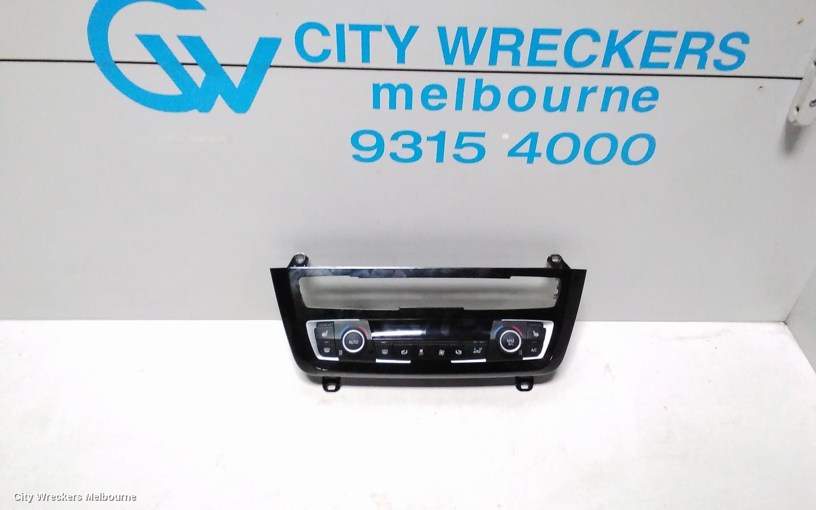 BMW 3 SERIES HEATER/AC CONTROLS, F30/F31/F34, BLACK TRIM, W/ HEATED SEATS TYPE, 07/2015 - 12/2019 - Image 1