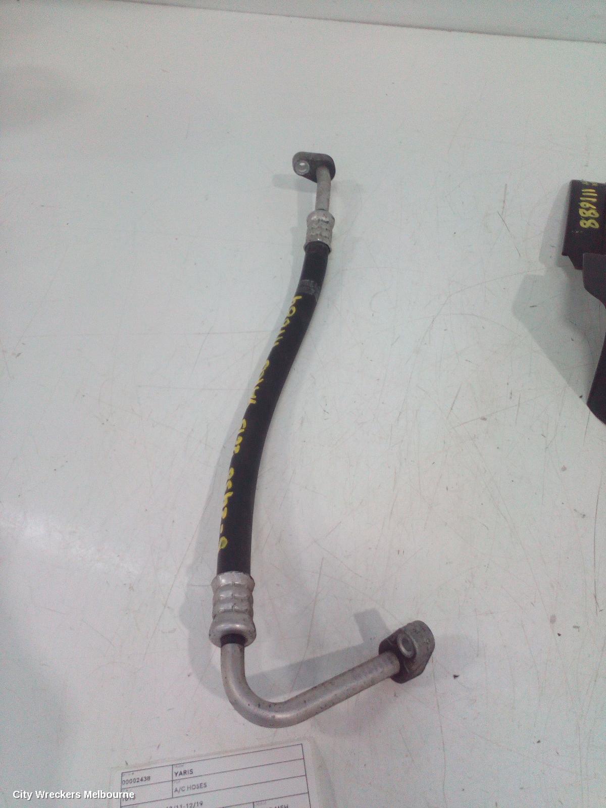 TOYOTA YARIS A/C HOSES, XP130 SERIES, 10/2011 - 12/2019 - Image 2
