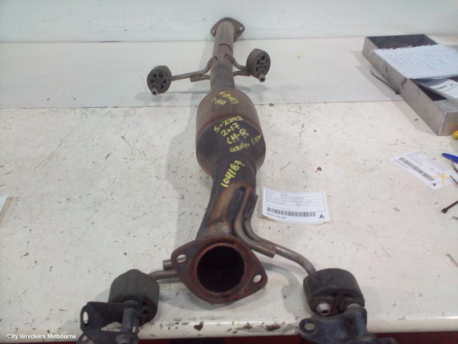 TOYOTA C-HR CATALYTIC CONVERTER, UNDER CAR-CAT TYPE, 1.2, PETROL, GEN 1, 12/2016 ONWARDS - Image 2