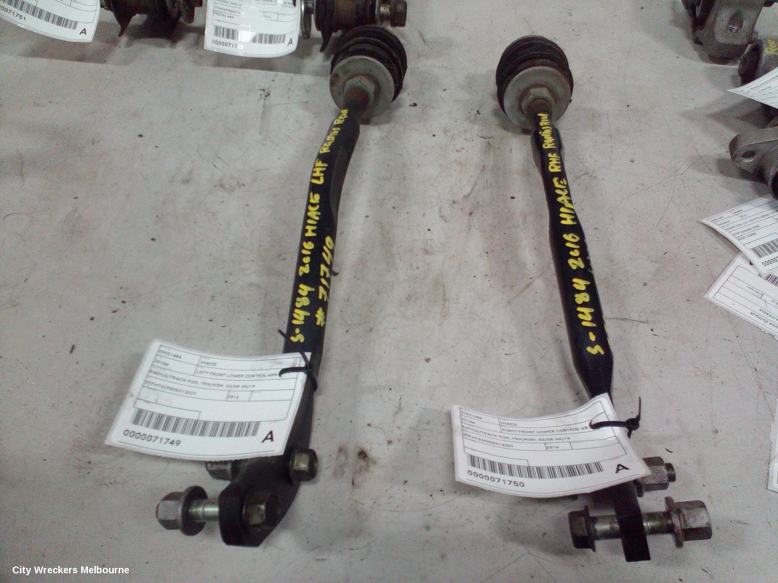 TOYOTA HIACE RIGHT FRONT LOWER CONTROL ARM, RADIUS/TRACK ROD, TRH/KDH, 03/2005 - 04/2019 - Image 3