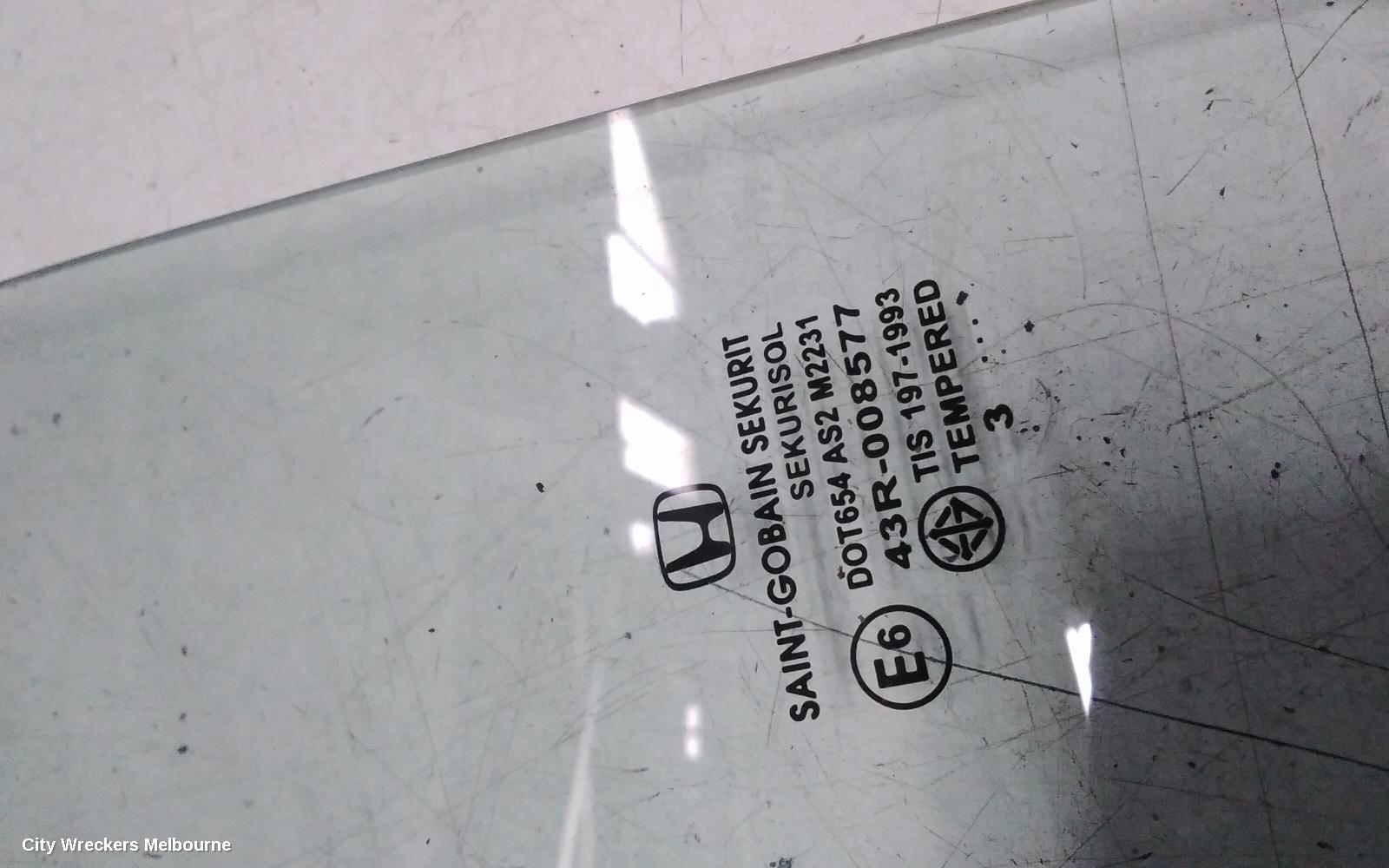 HONDA CRV LEFT REAR DOOR WINDOW, RM, 11/2012 - 04/2017 - Image 1