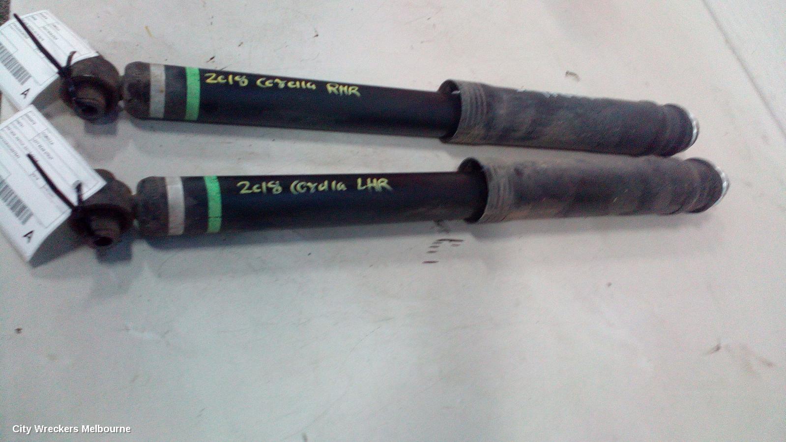 TOYOTA COROLLA LEFT REAR STRUT, ZRE182R, HATCH, 03/2015 - 06/2018 - Image 2