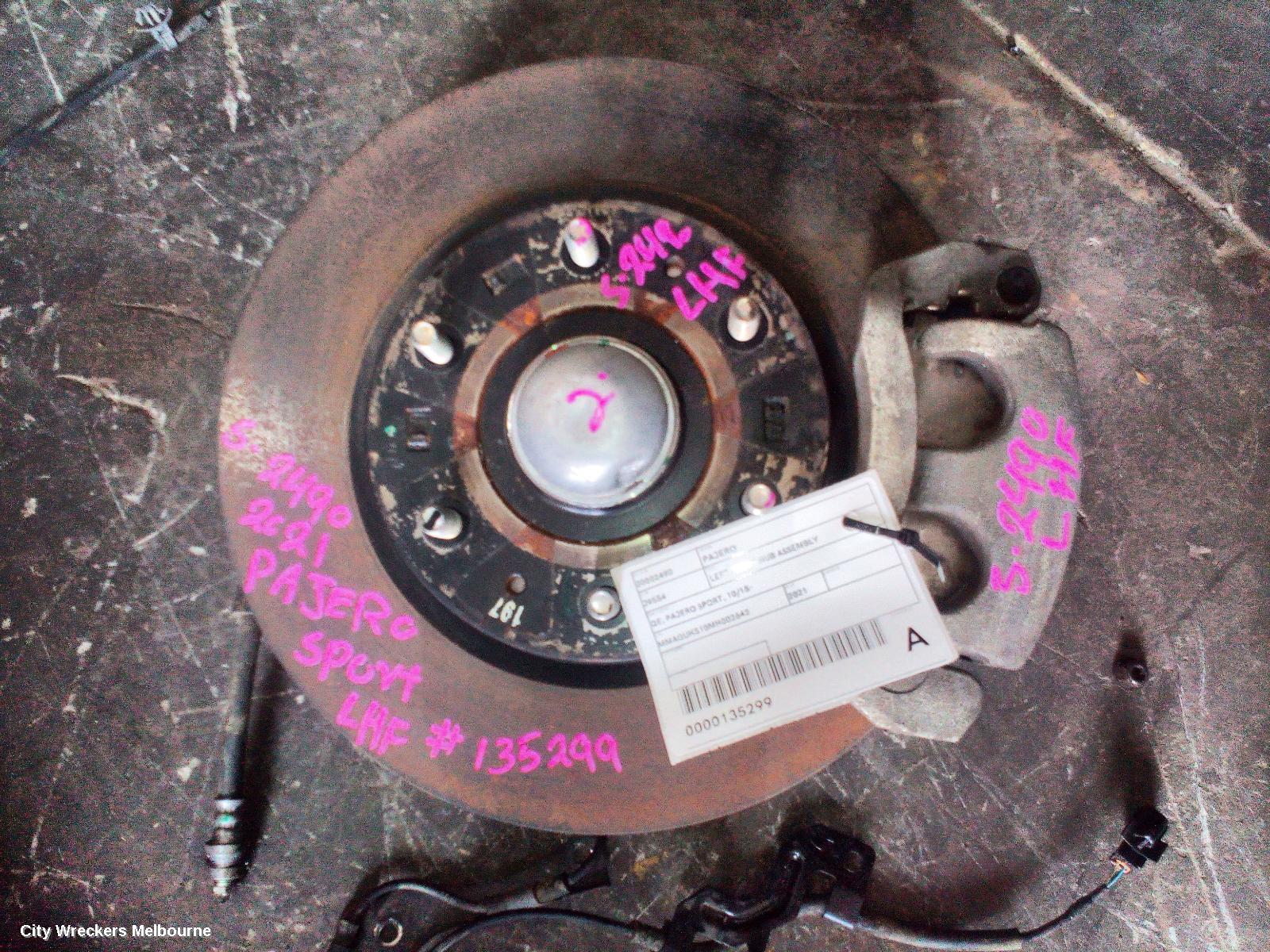 MITSUBISHI PAJERO LEFT FRONT HUB ASSEMBLY, QE, PAJERO SPORT, 10/2015 ONWARDS - Image 2