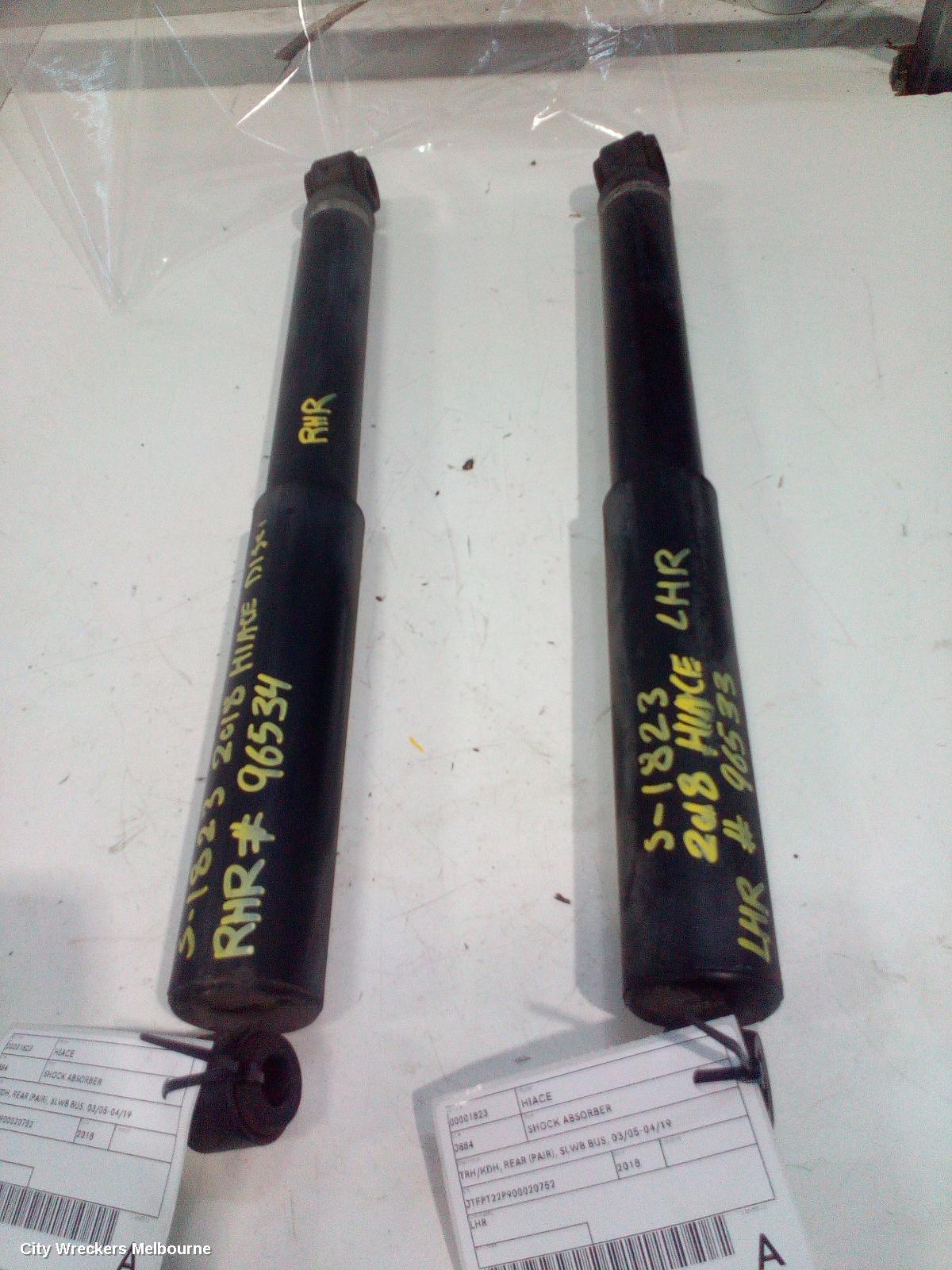 TOYOTA HIACE SHOCK ABSORBER, TRH/KDH, REAR (PAIR), SLWB BUS, 03/2005 - 04/2019 - Image 2