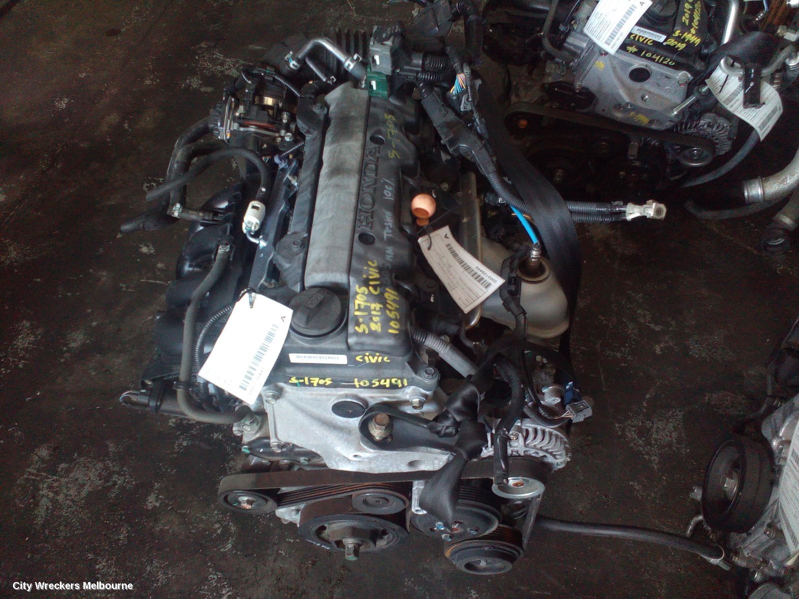HONDA CIVIC ENGINE, PETROL, 1.8, 10TH GEN, 05/2016 ONWARDS - Image 2