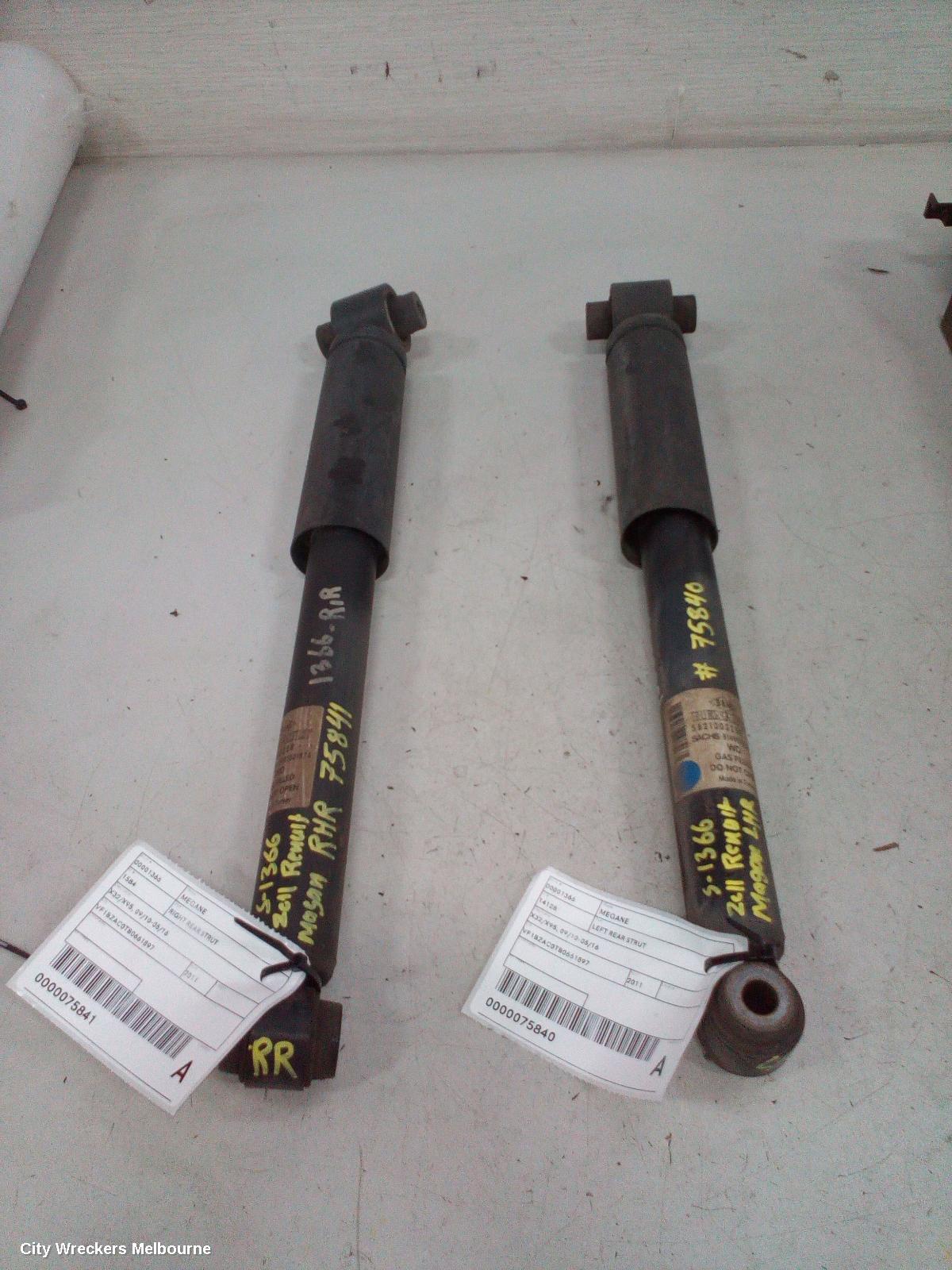 RENAULT MEGANE LEFT REAR STRUT, X32/X95, 09/2010 - 05/2016 - Image 3