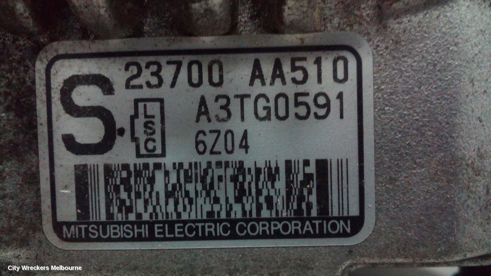 SUBARU TRIBECA ALTERNATOR, 3.0, EZ30, B9, 10/2006 - 11/2007 - Image 1