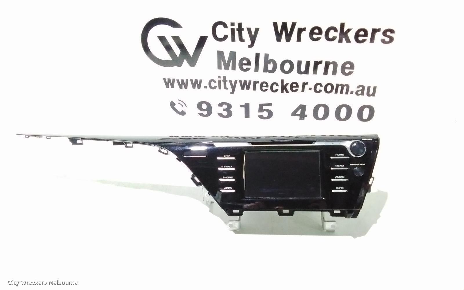 TOYOTA CAMRY RADIO/CD/DVD/SAT/TV, 7IN TOUCHSCREEN, ASCENT, XV70, 09/2017 - 01/2021 - Image 1