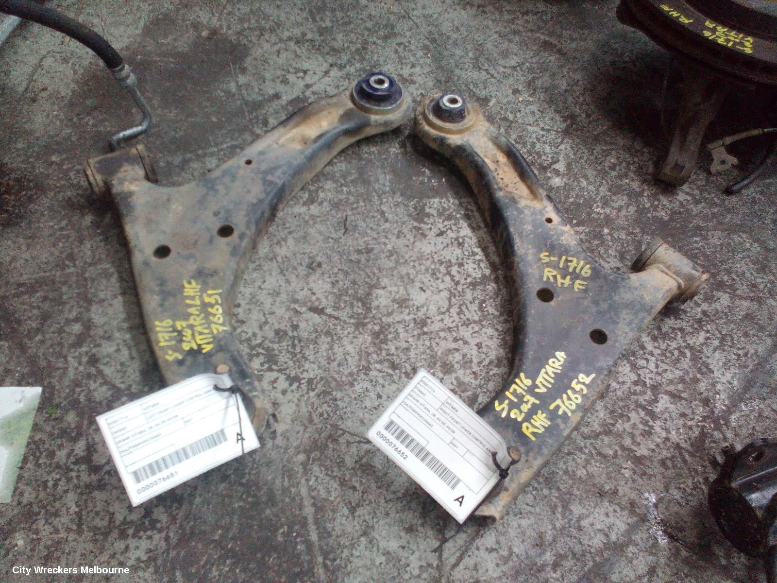 SUZUKI VITARA LEFT FRONT LOWER CONTROL ARM, GRAND VITARA, JB, 04/2005 - 09/2008 - Image 2