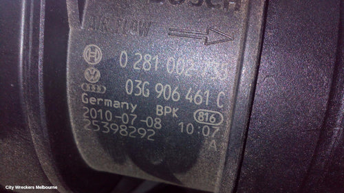 AUDI A4 AIR FLOW METER, 2.0, DIESEL, CAGA/CAGB CODE, B8 8K, 02/2008 - 06/2012 - Image 1