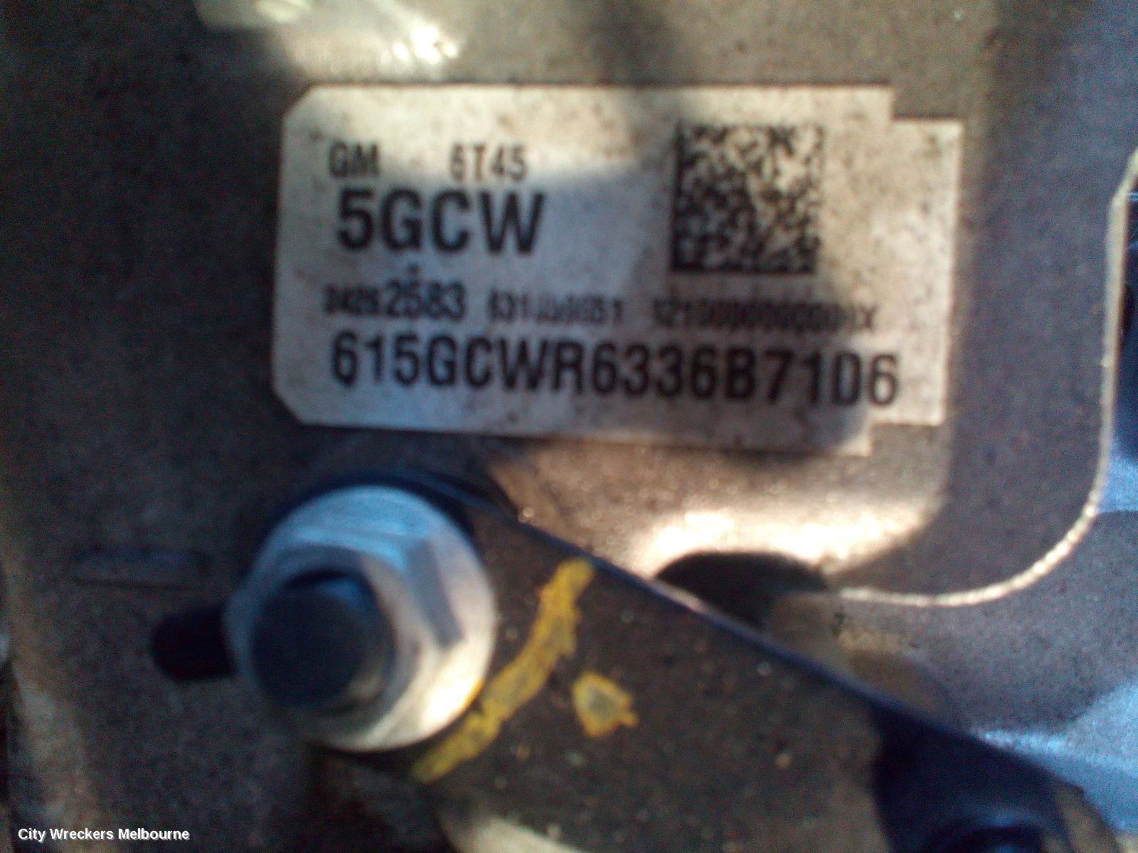 HOLDEN CAPTIVA TRANS/GEARBOX, AUTO, FWD, PETROL, 2.4, 5GCW TAG (GEN 2), CG, 08/2012 - 06/2018 - Image 1