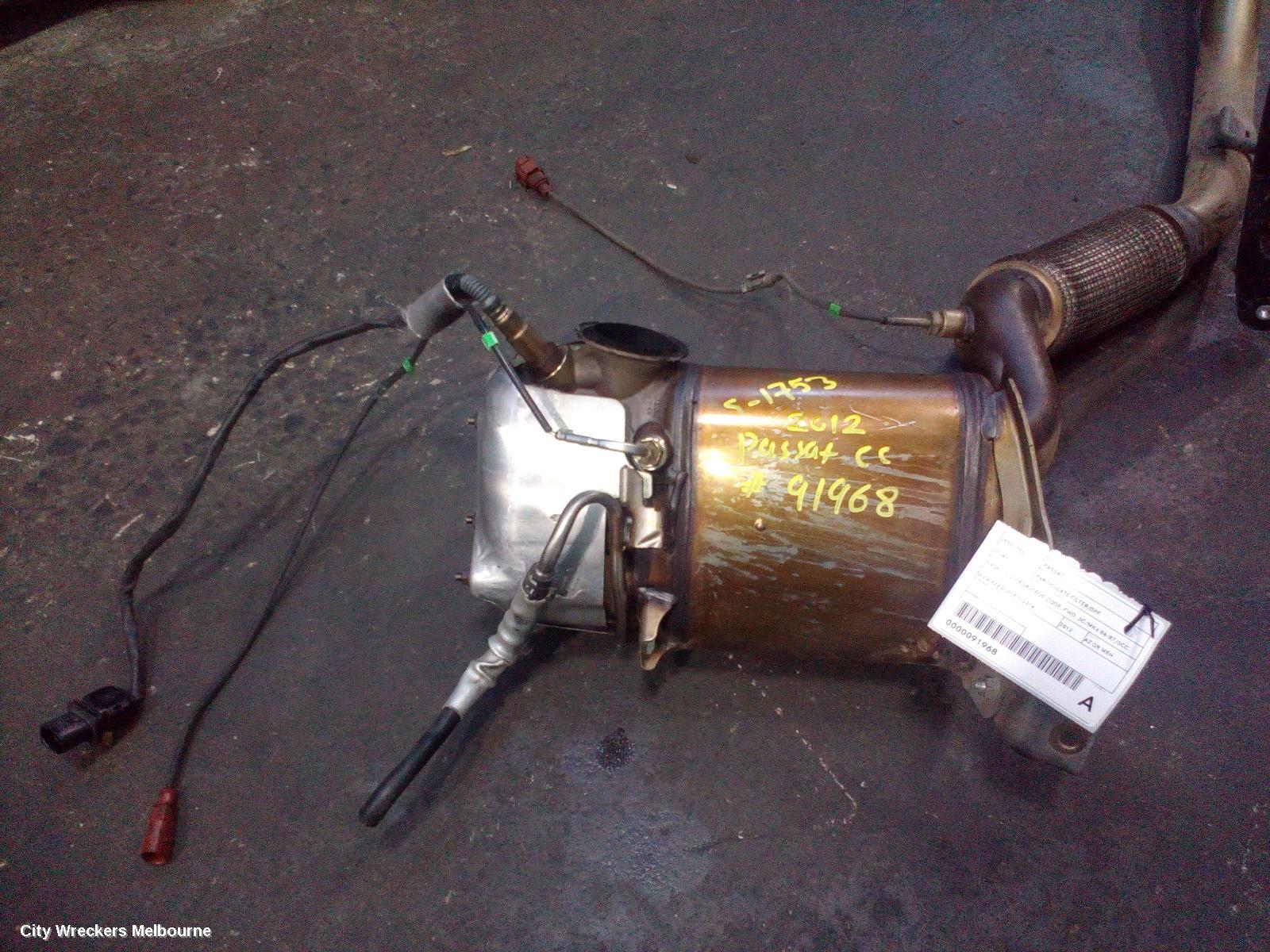 VOLKSWAGEN PASSAT PARTICULATE FILTER/DPF, DIESEL, 2.0, CFGB/CFGC CODE, FWD, 3C/MK6 B6-B7/3CC, 08/2007 - 12/2016 - Image 1