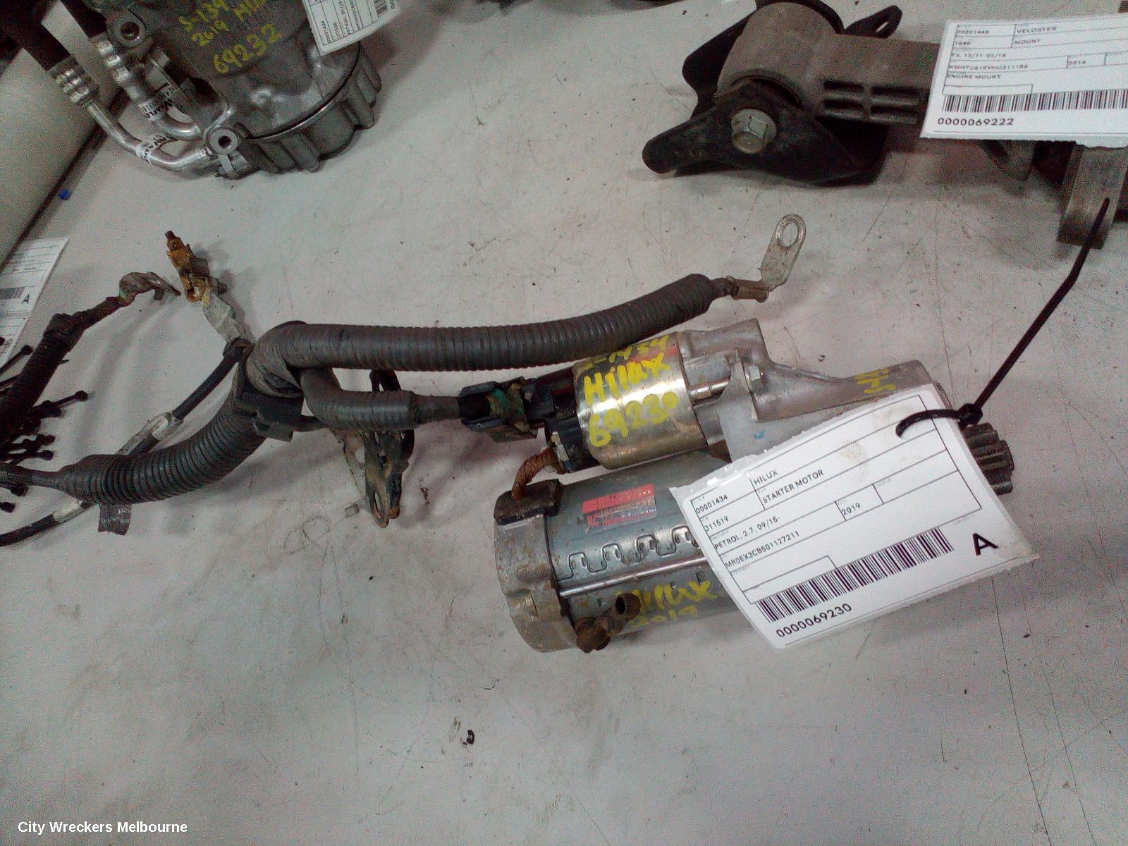TOYOTA HILUX STARTER, PETROL, 2.7, 09/2015 ONWARDS - Image 2