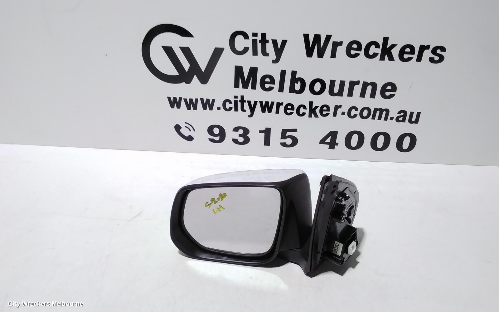 HOLDEN COLORADO LEFT DOOR MIRROR, RG/RG 7, MANUAL FOLDING TYPE, COLOUR CODED, 12/2012 - 12/2020 - Image 1