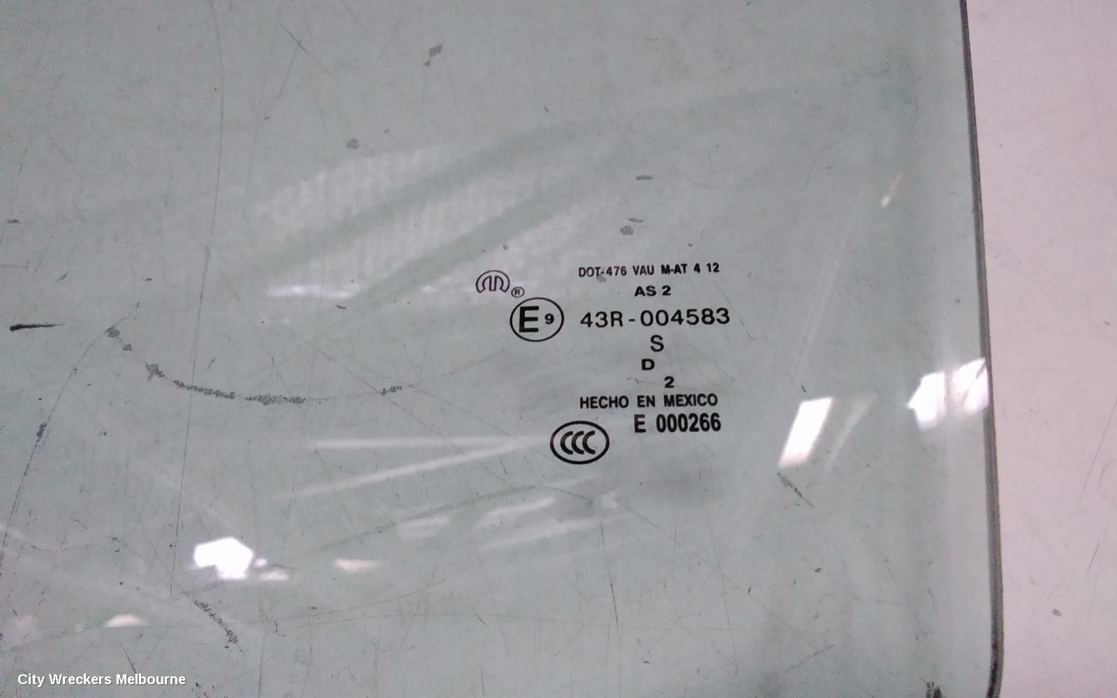 DODGE JOURNEY LEFT FRONT DOOR WINDOW, JC, 05/2008 - 12/2016 - Image 3