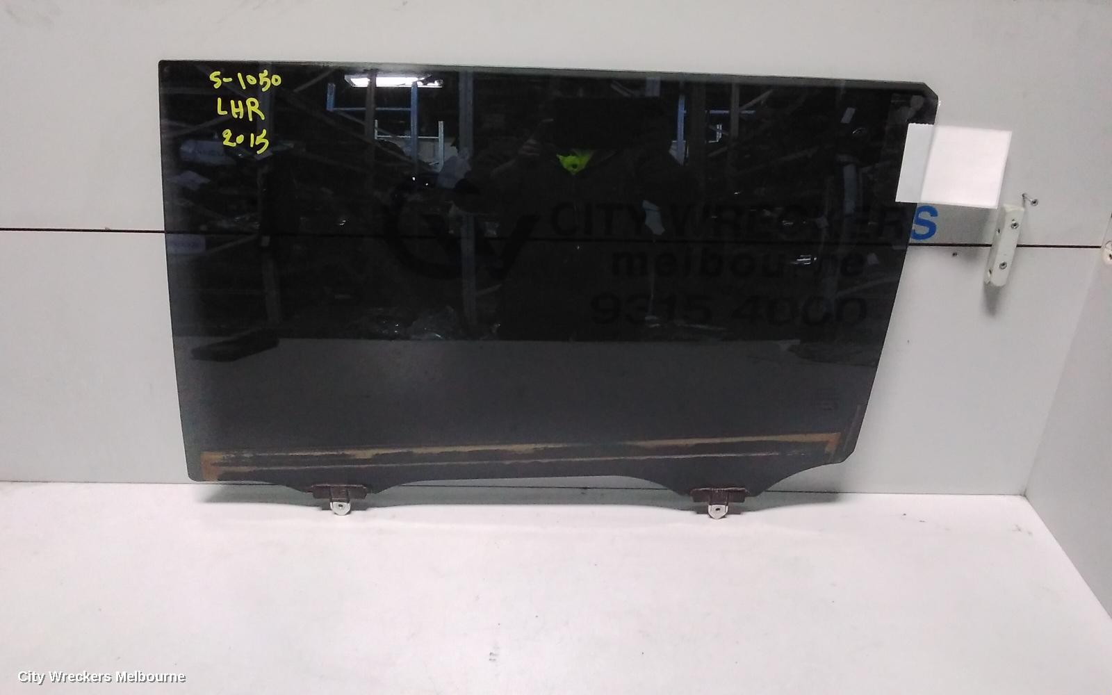 TOYOTA KLUGER LEFT REAR DOOR WINDOW, GSU50/GSU55, 03/2014 - 02/2021 - Image 1