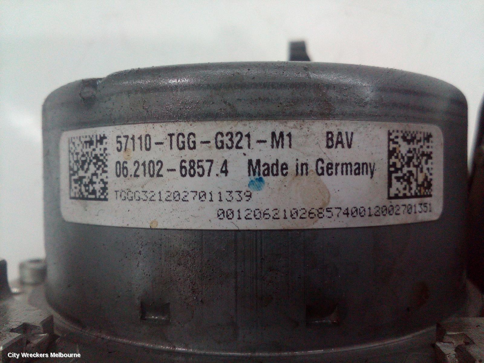 HONDA CIVIC ABS PUMP/MODULATOR, 10TH GEN, 05/2016 - 08/2021 - Image 2