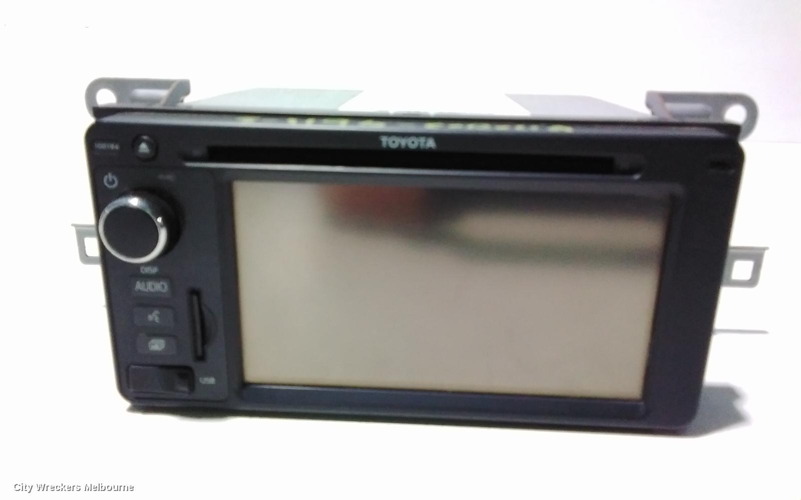 TOYOTA COROLLA RADIO/CD/DVD/SAT/TV, SINGLE DISC CD PLAYER (P/N ON FACE 100184), ZRE182R, HATCH, 10/2012 - 03/2015 - Image 2