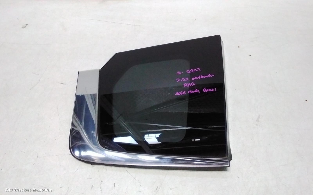 MITSUBISHI OUTLANDER RIGHT REAR SIDE GLASS, ZM, PRIVACY TINT TYPE, 08/2021 ONWARDS - Image 2