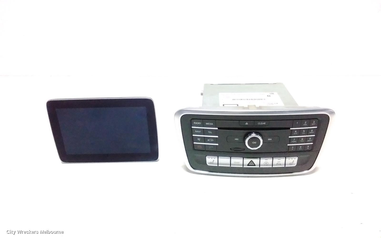 MERCEDES CLA CLASS RADIO/CD/DVD/SAT/TV, HEAD UNIT, COMAND APS W/ SINGLE DVD TYPE, C117/X117, 10/2013 - 01/2019 - Image 1