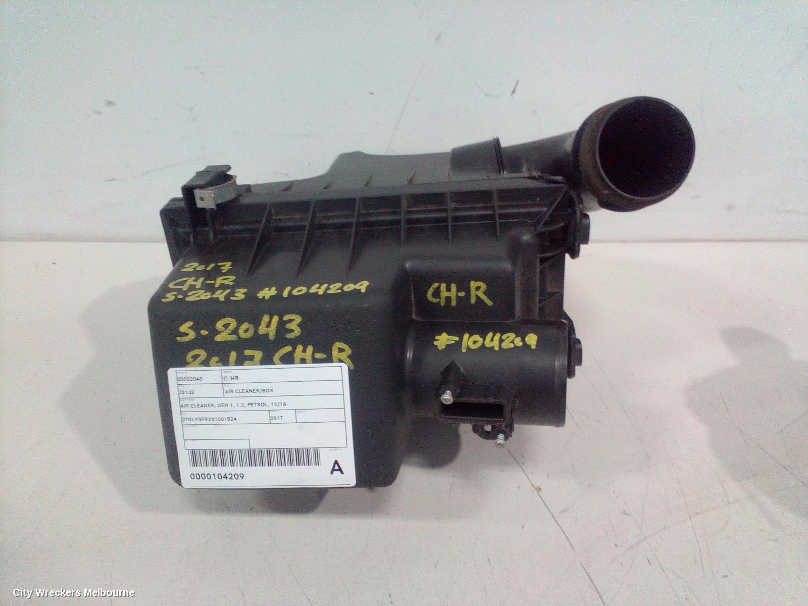 TOYOTA C-HR AIR CLEANER/BOX, AIR CLEANER, GEN 1, 1.2, PETROL, 12/2016 ONWARDS - Image 1