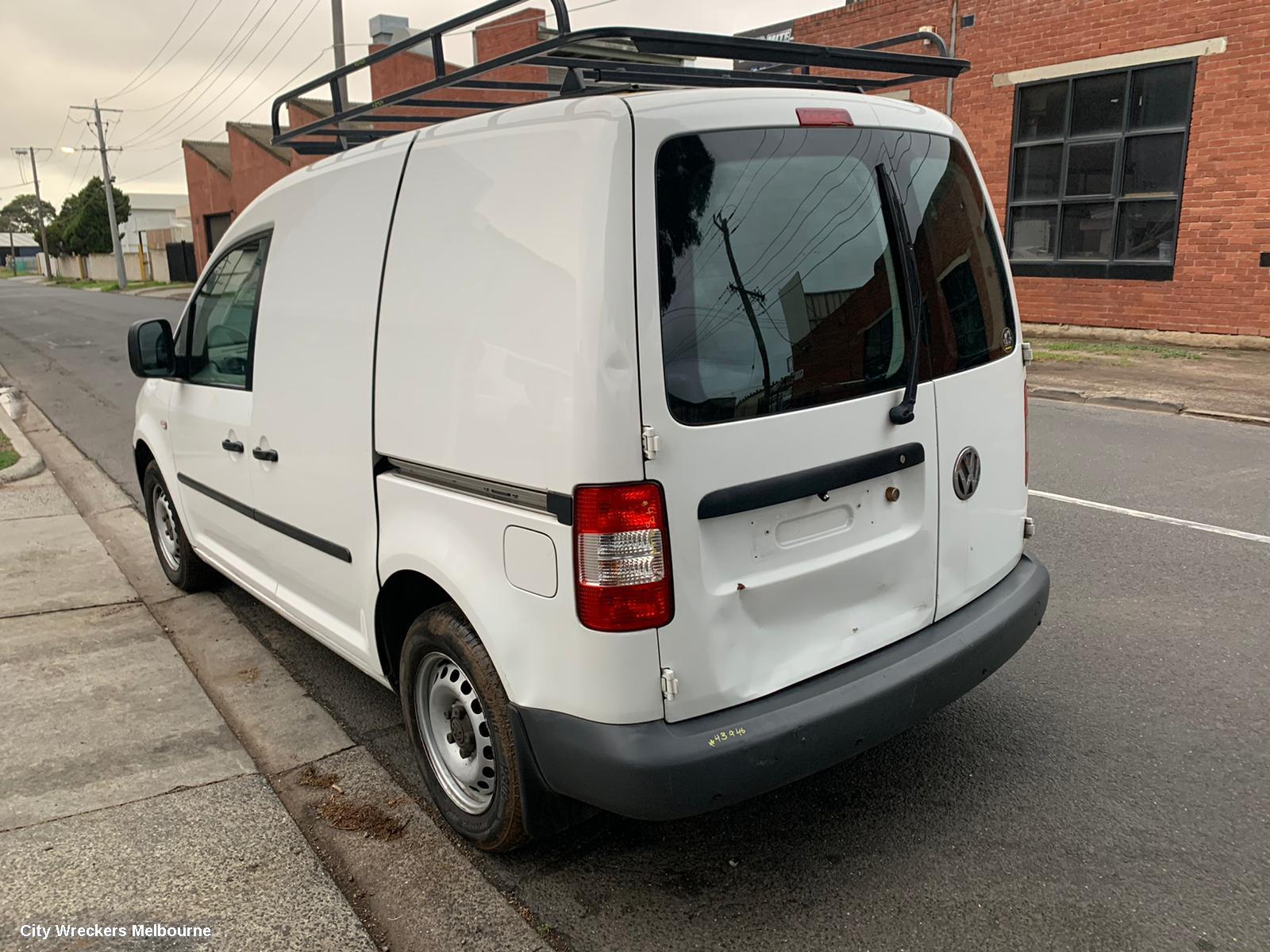 VOLKSWAGEN CADDY RIGHT REAR DOOR, 2K, LWB VAN, W/O WINDOW TYPE, 12/2004 - 06/2015 - Image 3