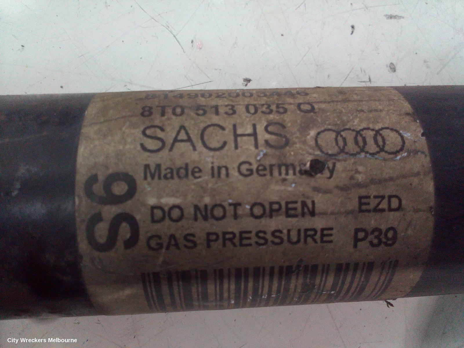 AUDI A5 RIGHT REAR STRUT, STANDARD TYPE, 8T, A5/S5, HATCH, 10/2009 - 08/2011 - Image 2
