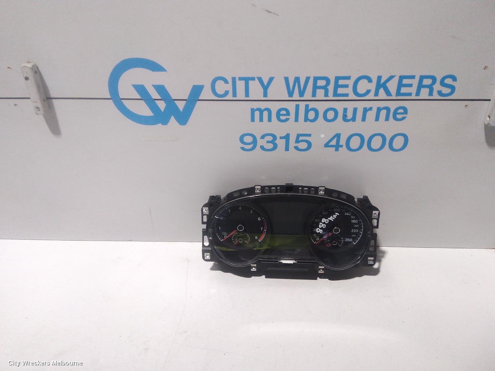 VOLKSWAGEN GOLF INSTRUMENT CLUSTER, INSTRUMENT CLUSTER (MFD PREMIUM), PETROL, HIGHLINE, GEN 7, 03/2017 - 08/2020 - Image 1