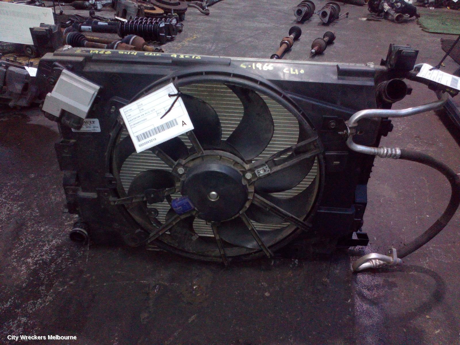 RENAULT CLIO FAN, RADIATOR FAN, X98, 09/2013 - 10/2019 - Image 1