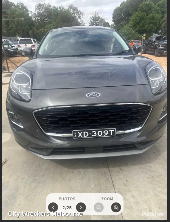 FORD PUMA FRONT BUMPER, JK, BUMPER BAR, STANDARD, NON PARK SENSOR TYPE, 03/2020 ONWARDS - Image 2