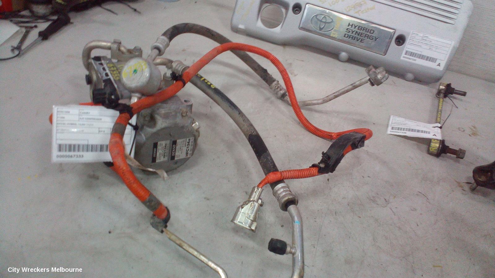 TOYOTA CAMRY A/C COMPRESSOR, AHV40, HYBRID, 12/2009 - 11/2011 - Image 3
