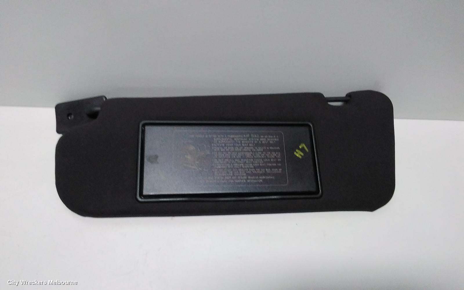 HOLDEN COMMODORE SUNVISOR, VE, LH SIDE, LIGHT GREY, 08/2006 - 04/2013 - Image 2