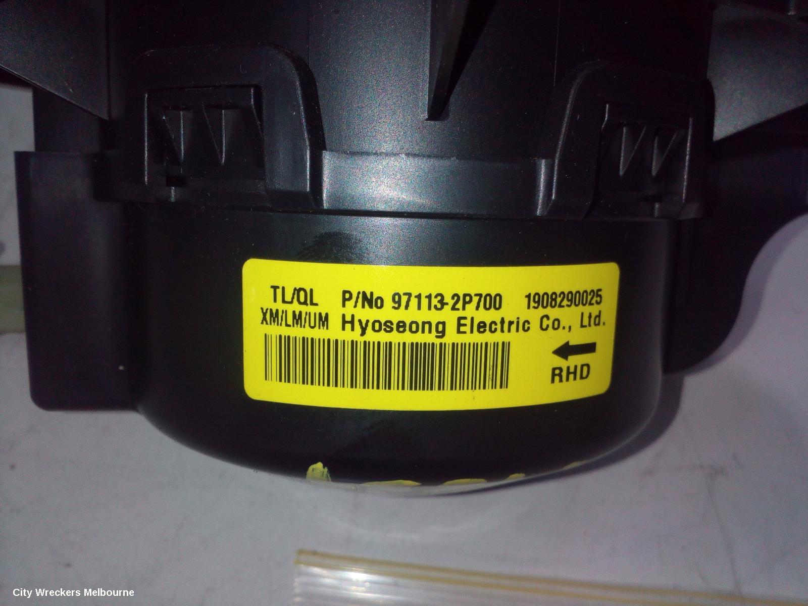HYUNDAI TUCSON HEATER FAN MOTOR, TL, NON CLIMATE CONTROL TYPE, 07/2015 - 01/2021 - Image 3