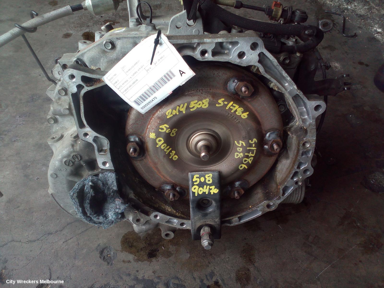 PEUGEOT 508 TRANS/GEARBOX, AUTO, PETROL, 1.6, TURBO (VIN 5FV...), 20GA03 CODE, 05/2011 - 02/2015 - Image 1